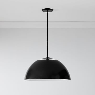 Sculptural Metal Plug-In Pendant (11.5"&ndash;18") | West Elm (US)