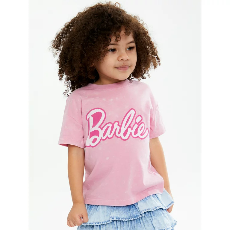Barbie Baby and Toddler Girls Graphic Tee, 2-Pack, Sizes 12M-5T | Walmart (US)