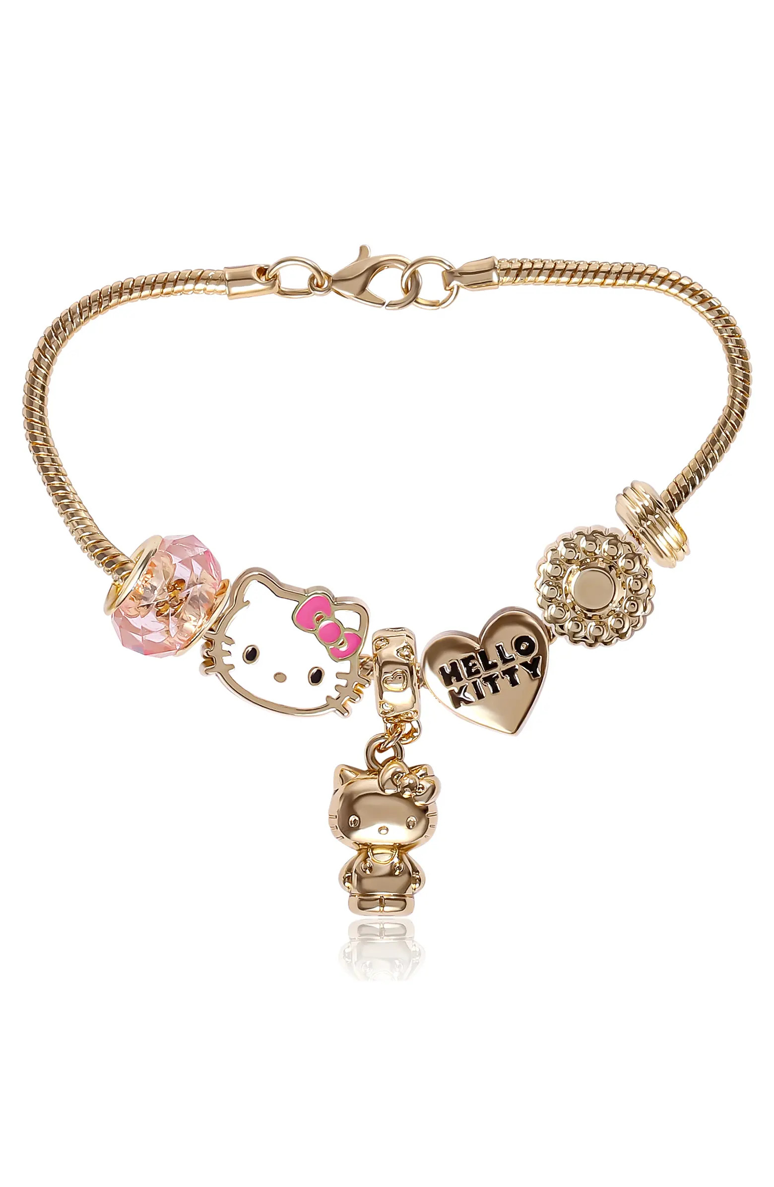 Hello Kitty 7'' Fashion Charm Bead Bracelet | Nordstrom | Nordstrom