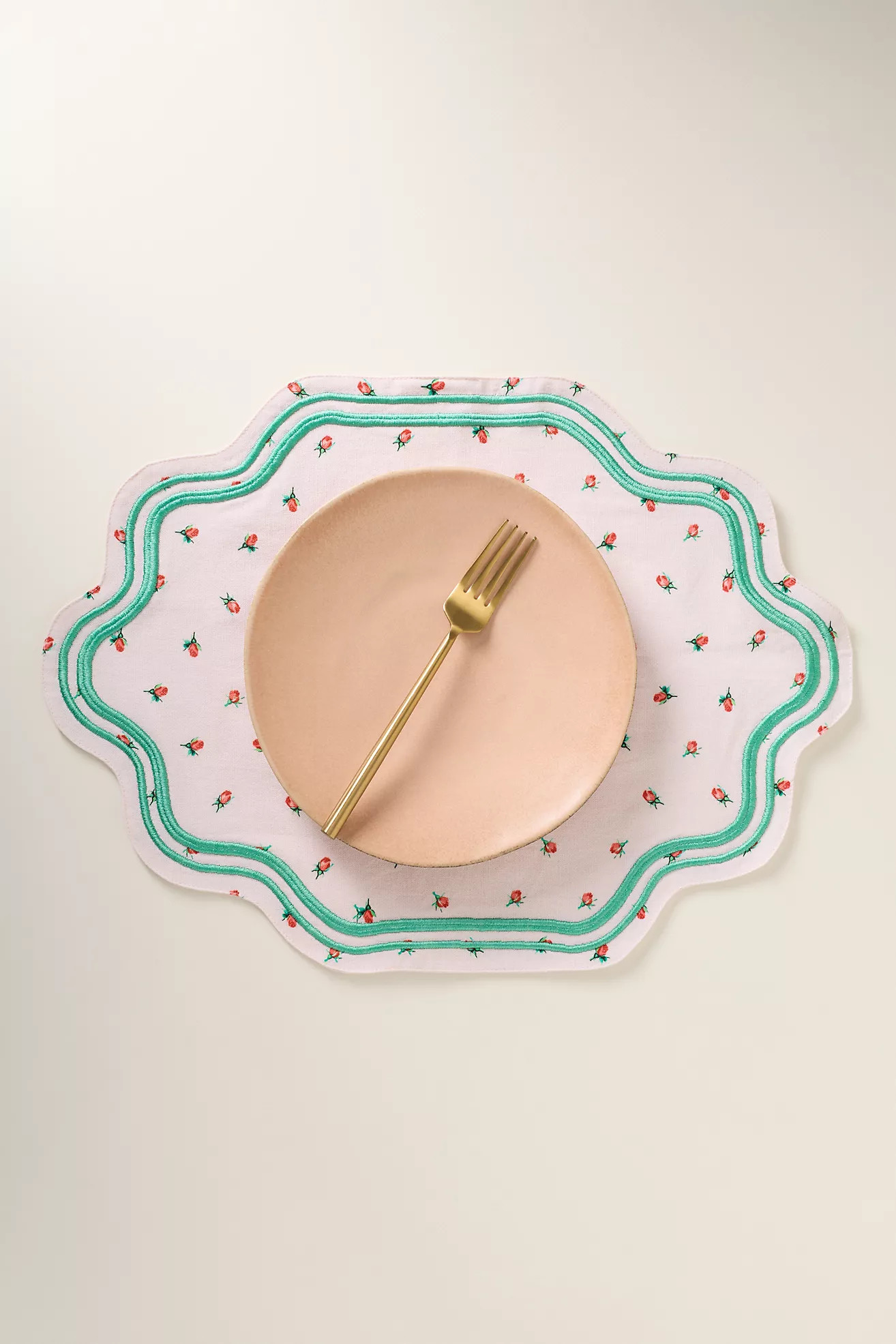 Madeline Patterned Placemat | Anthropologie (US)