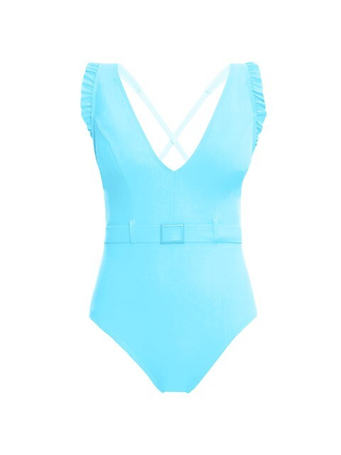 Jelly Beans Cinched One-Piece Swimsuit | Saks Fifth Avenue