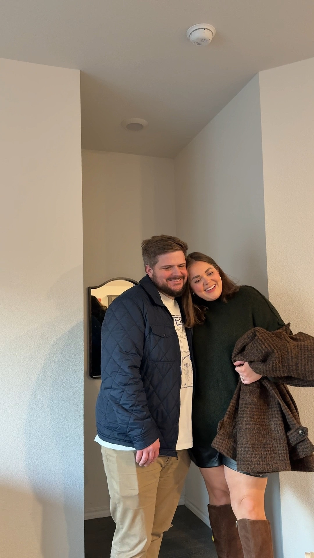 Date night outfits! Wearing xxl in sweater and 1x in leather shorts. Boots are old but linked similar! 

#LTKMens #LTKPlusSize