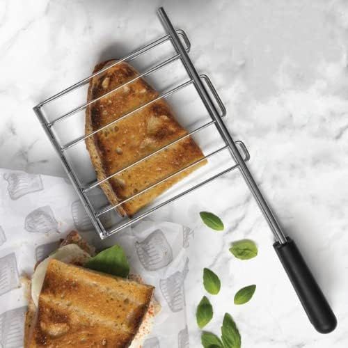 Sandwich Cage, TOBEFORT Classic Toaster Sandwich Clip, Sandwich Racks for 2-Slice Toaster, Stainl... | Amazon (US)