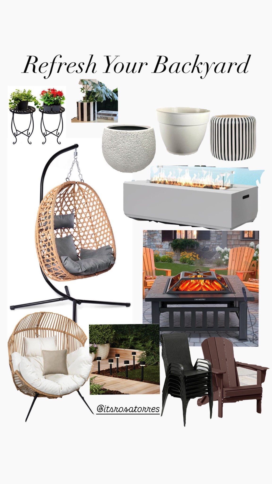 Backyard Refresh is one of the best and upscale pieces for your patio to have. It’s one of my favorites add on’s. Here are some of my faves and functional. 

#backyardaddons #backyardrefresh #backyard #patio #patiorefresh #patioaccessories #flowerpots #plants #backyardoasis 

#LTKSeasonal #LTKHome #LTKmomlife