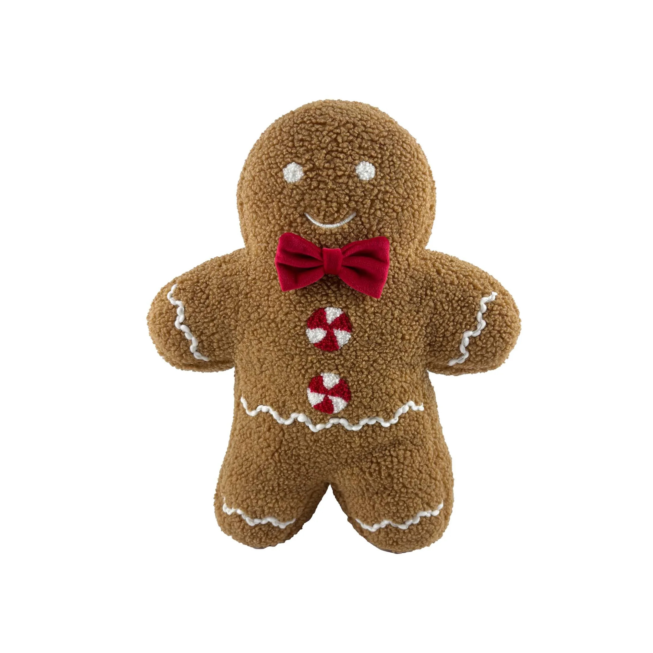 Gingerbread Shaped Christmas Pillow,Width is 11.25inch,Height is 13.5inch,by Holiday Time | Walmart (US)