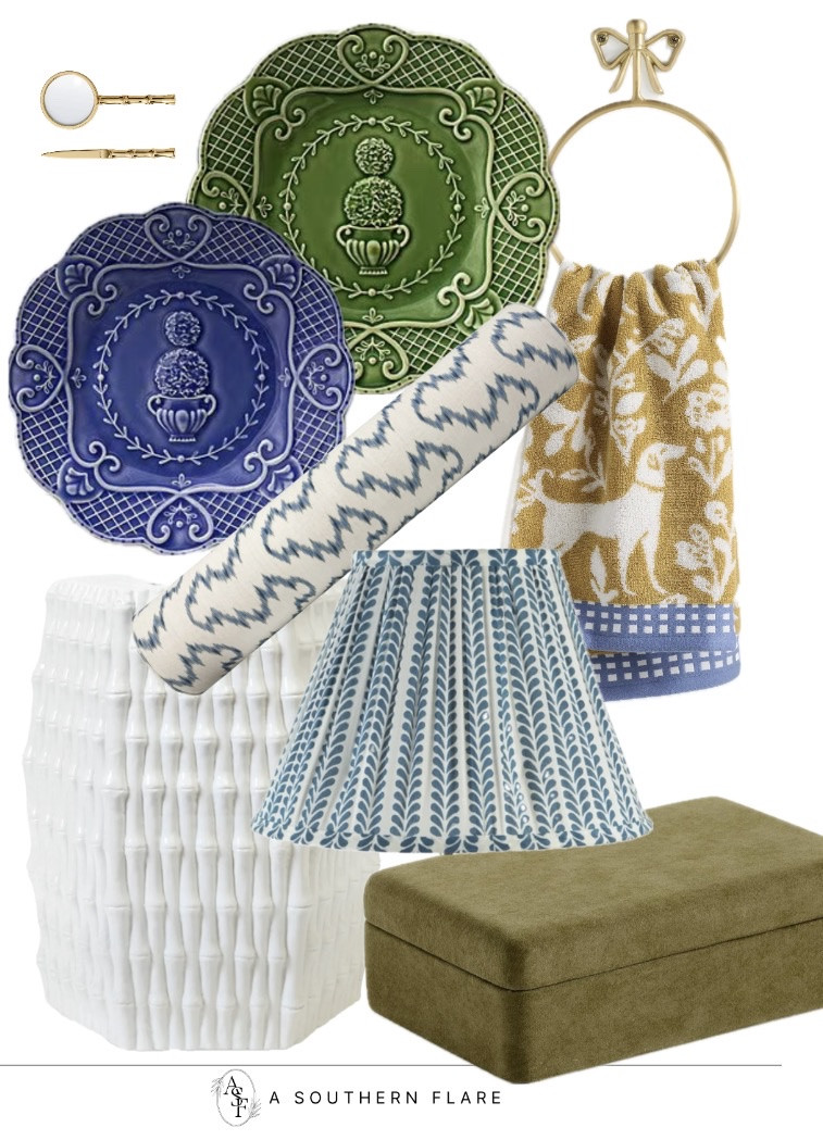 Home Decor/Plates, Garden Stool: lamp Shades/ Bathroom Finds

#LTKFindsUnder50 #LTKHome #LTKFindsUnder100