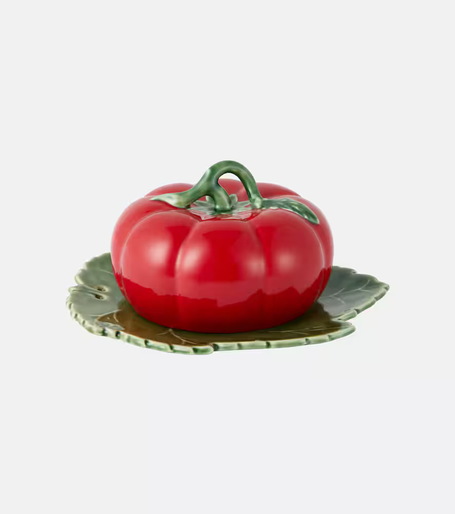 Bordallo Pinheiro Tomate ceramic butter dish | Mytheresa (US/CA)