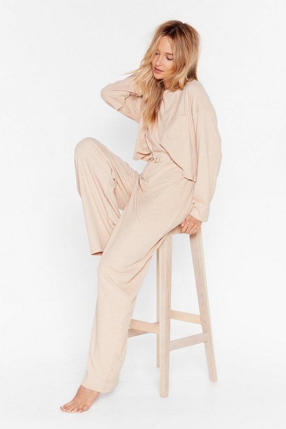 Come Chill With Us Ribbed Pants Lounge Set | NastyGal (US & CA)