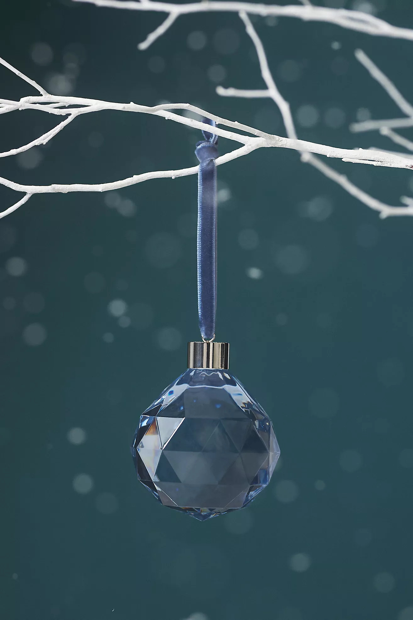 Faceted Acrylic Ball Ornament | Anthropologie (US)