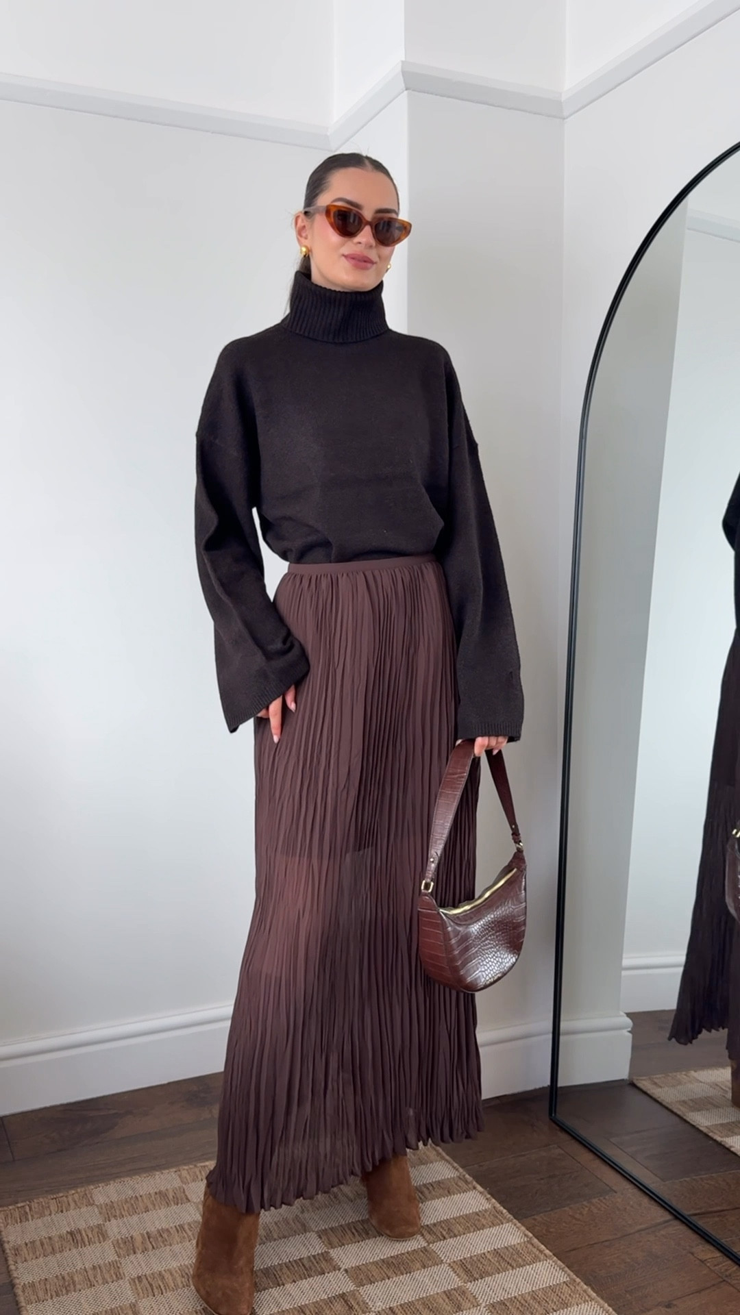Tonal outfit idea, styling chocolate brown for autumn 🤎

#LTKuk #LTKautumn