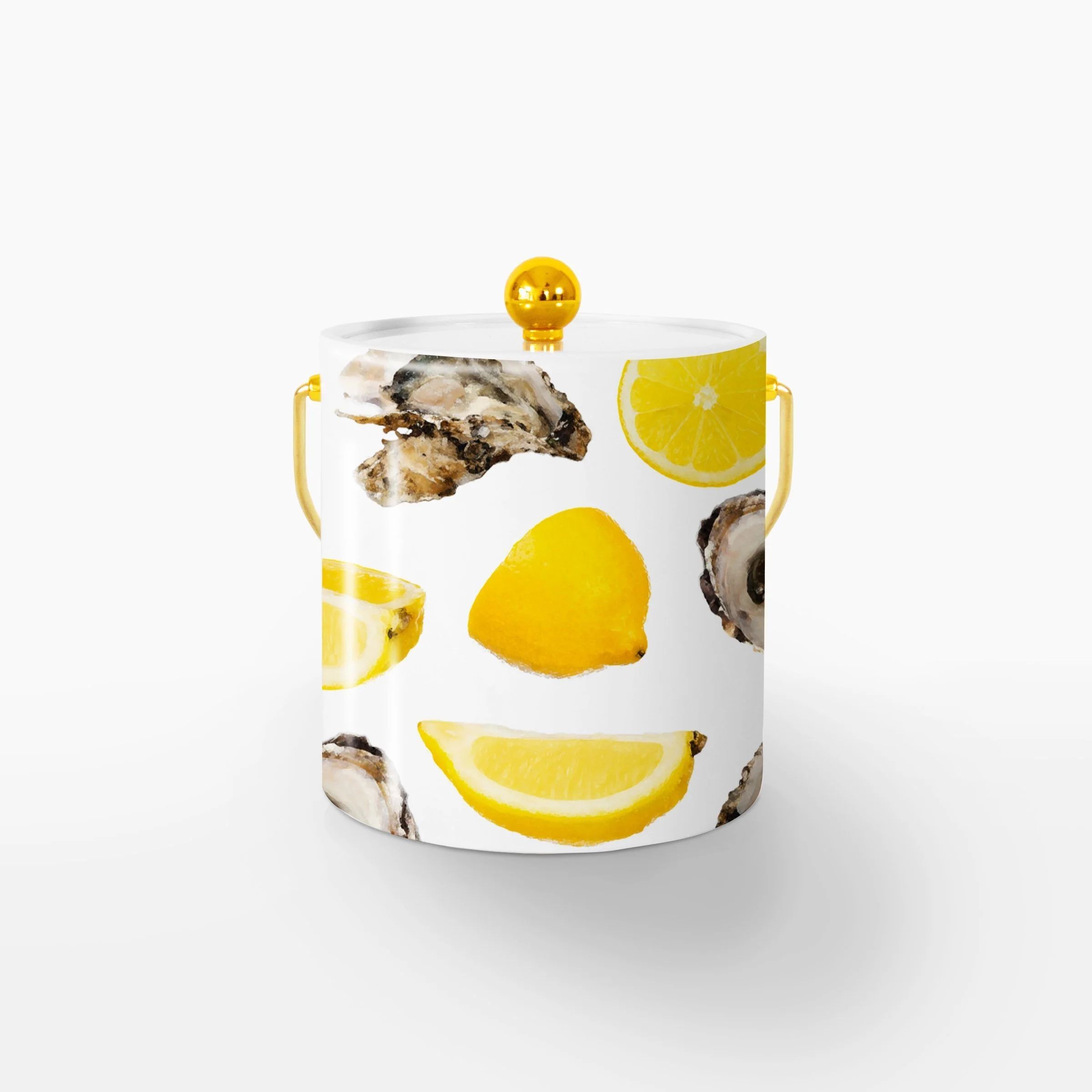 The World is Your Oyster Ice Bucket | Colorful Prints, Wallpaper, Pajamas, Home Decor, & More | Katie Kime Inc