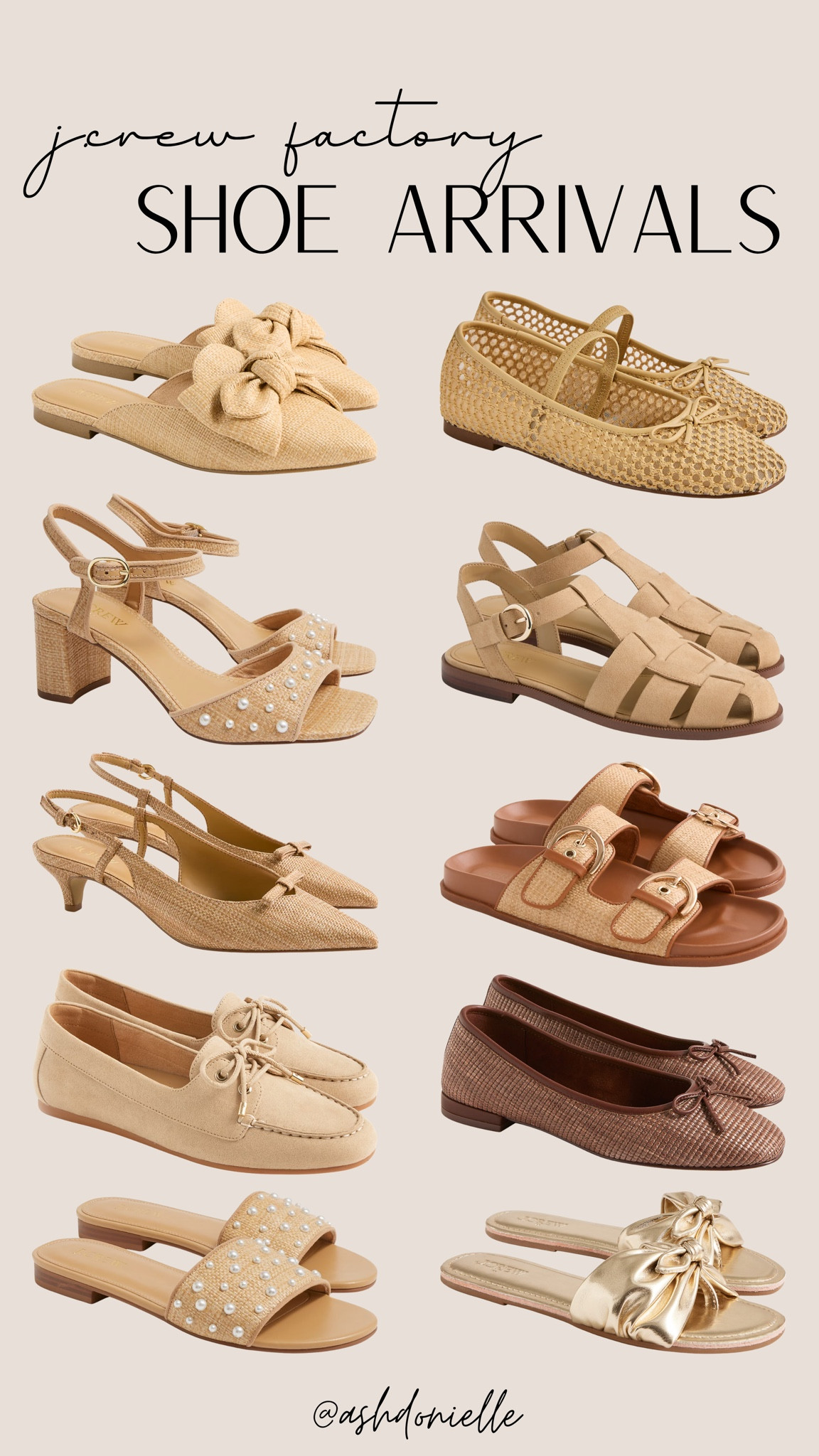 J.Crew Factory spring shoe arrivals

Neutral platform sneakers
Classic white leather sneakers
Strappy flat sandals
Chunky dad sneakers
Espadrille wedge sandals
Minimalist slide sandals
Ballet flats outfit
Tan leather loafers
Casual canvas sneakers
Low heel spring mules

#LTKSaleAlert #LTKSeasonal