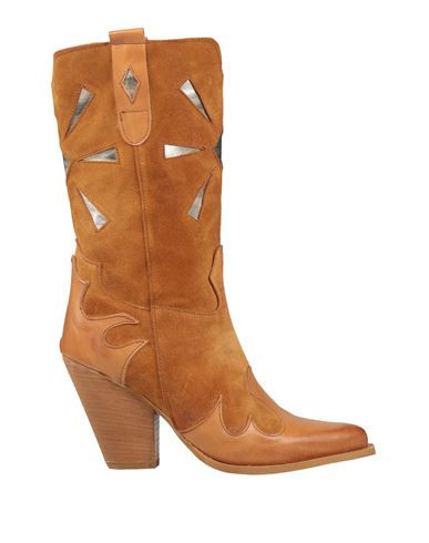 Divine Follie Woman Ankle boots Tan Size 10 Leather | YOOX (US)