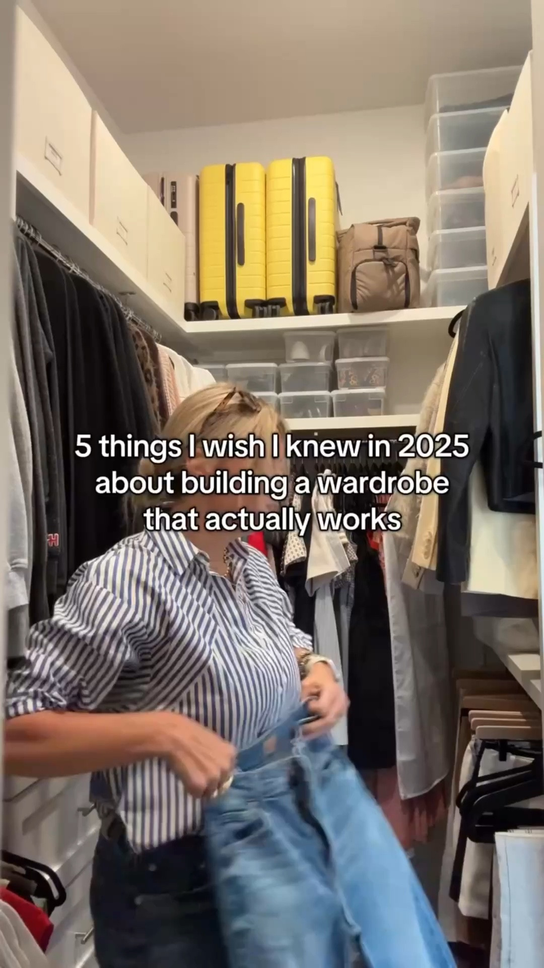 Most closets don’t fail because women don’t have good taste — they fail because nothing works together. When you stop shopping for “standalone” pieces and start building a wardrobe with intention, getting dressed becomes easier, faster, and way more enjoyable. This is the exact framework we use with our clients — we help them create wardrobes that function like a collection, not a random pile of clothes. If you want a closet that finally works for you, our personal styling services can help you build it.