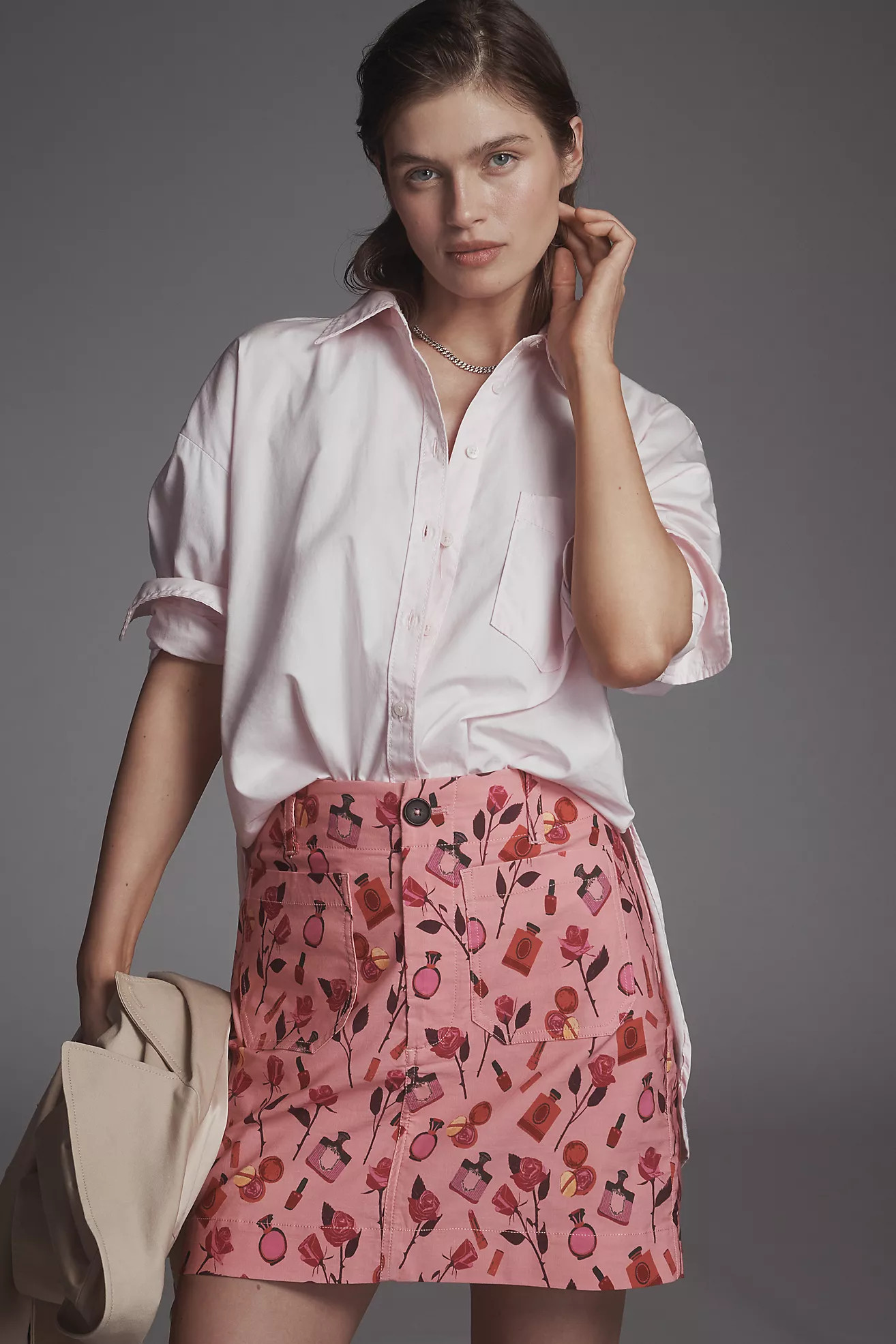 The Anisa Makhoul Colette Mini Skirt by Maeve | Anthropologie (US)