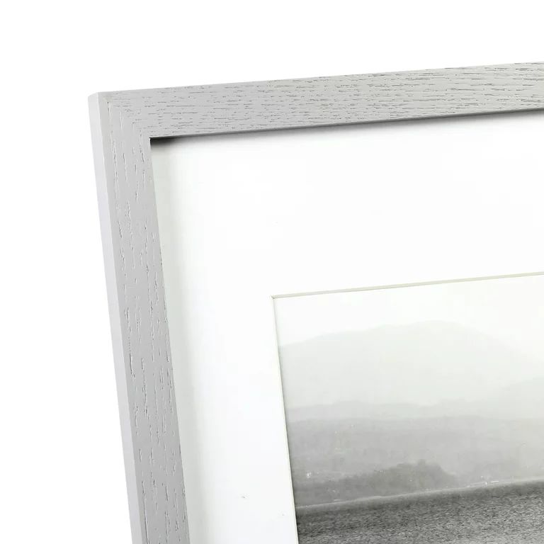 Mainstays 11x14 inch Matted to 8x10 inch Gray 0.5" Gallery Wall Picture Frame, Set of 4 | Walmart (US)