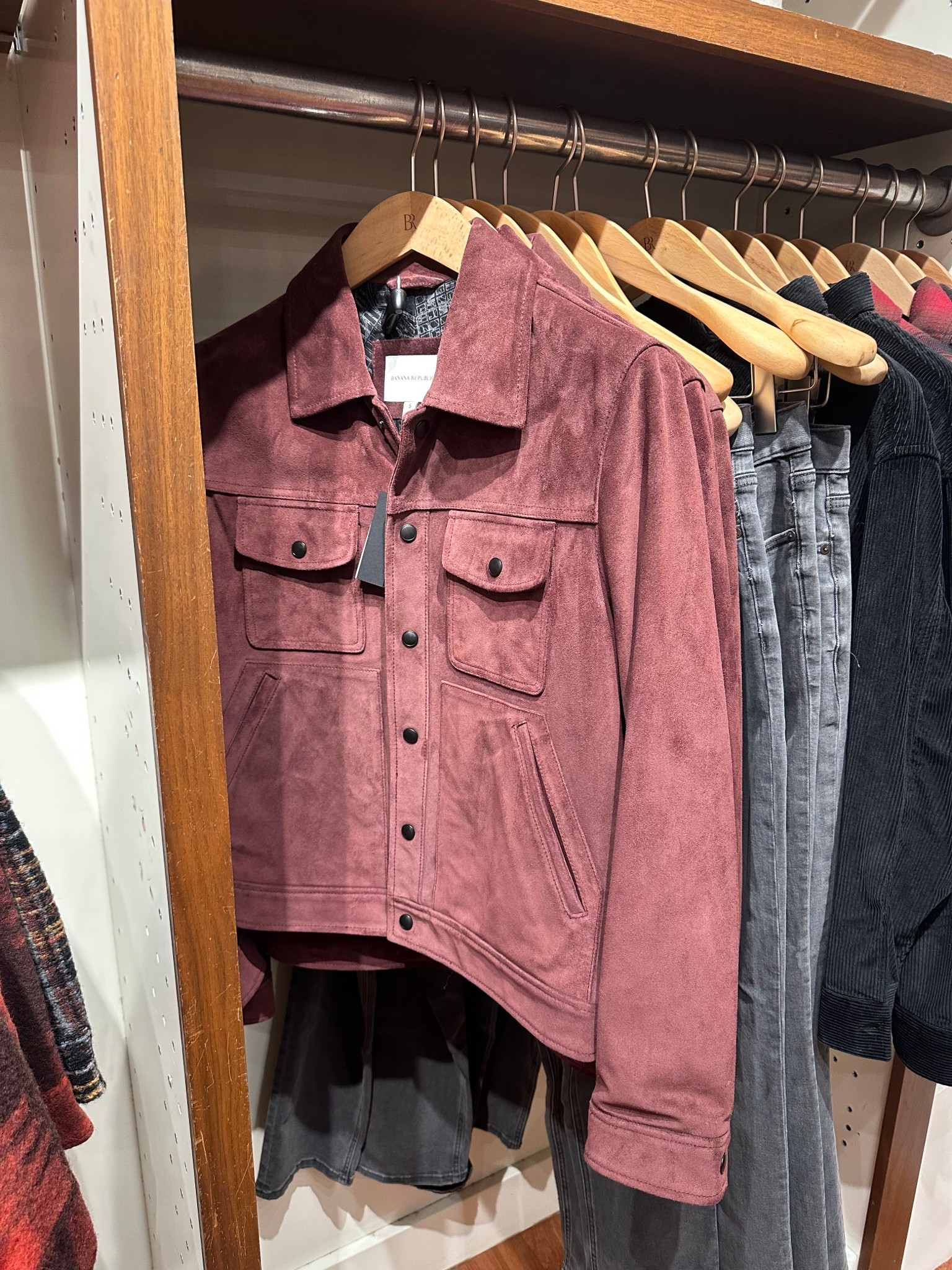 Spotted this gorgeous raisin colormens suede jackets and it took eveything in me not to grabs it for Sean 

Men’s fashion | mens style | gifts for him | suede jacket | mens jacket 

#LTKHoliday #LTKGiftGuide #LTKMens