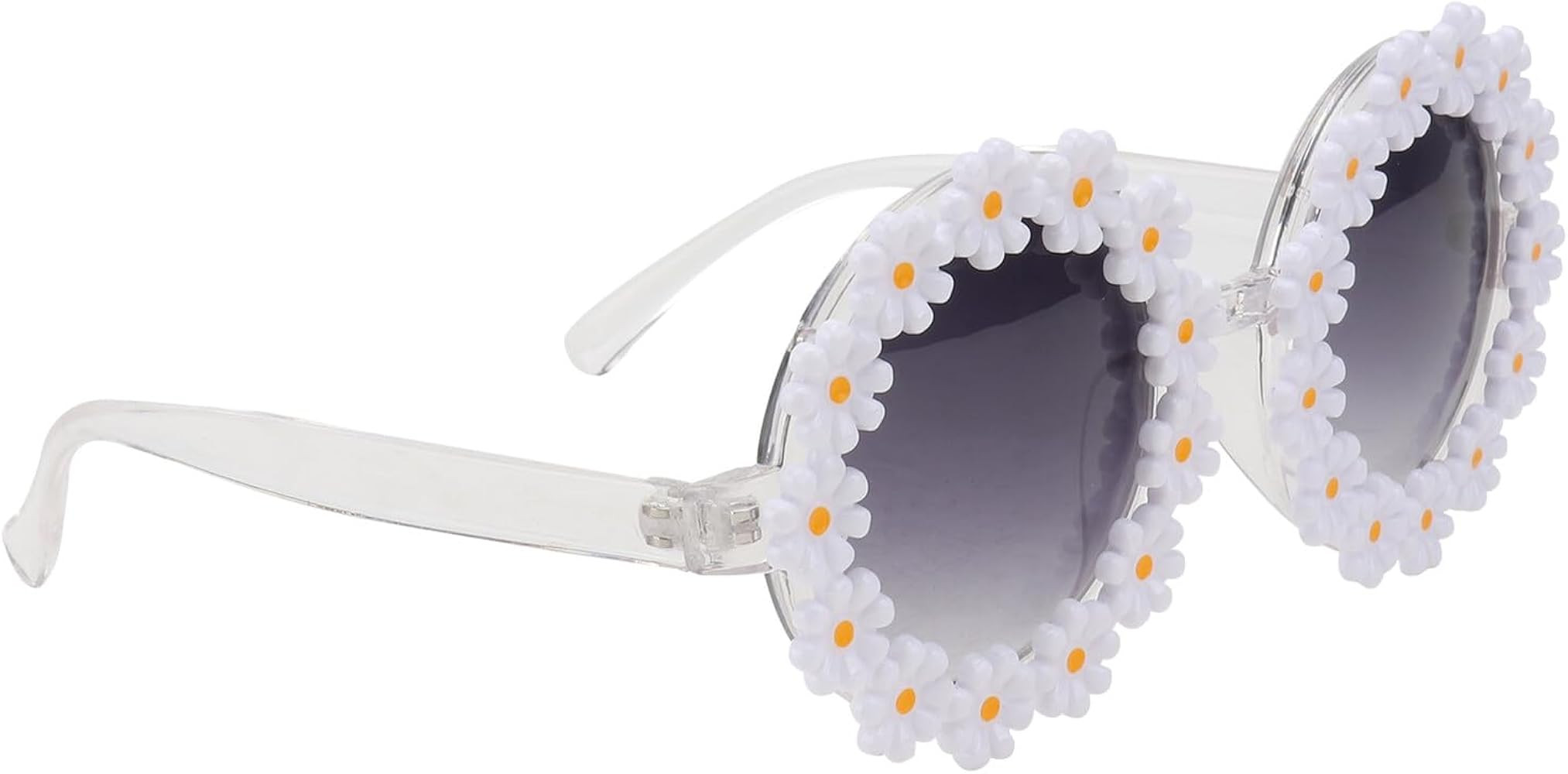 Flower Decorated Sunglasses for Women, Creative Funny Sunglasses Gradient Lenses, Stylish Photo P... | Amazon (US)