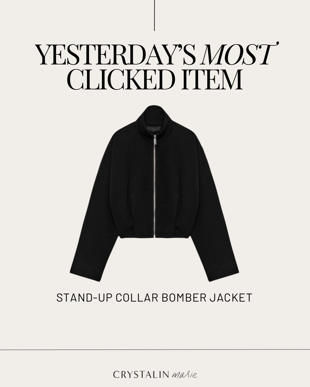 Zara stand-up collar bomber jacket. so good I snagged 2 colors. i have the small

#LTKPetite #LTKSeasonal #LTKOver40