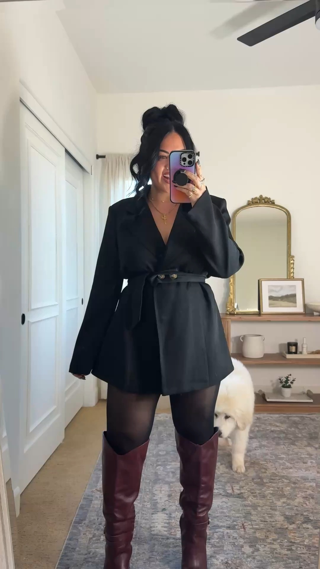 i’m a size 12! it runs a bit big imo so keep that in mind 🫶🏼

#LTKgrwm #LTKootd #LTKMidsize