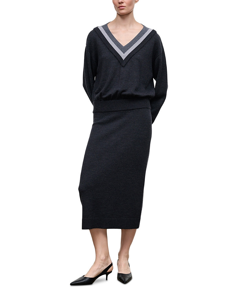 Staud Normandy Merino Wool Midi Sweater Dress | Bloomingdale's (US)