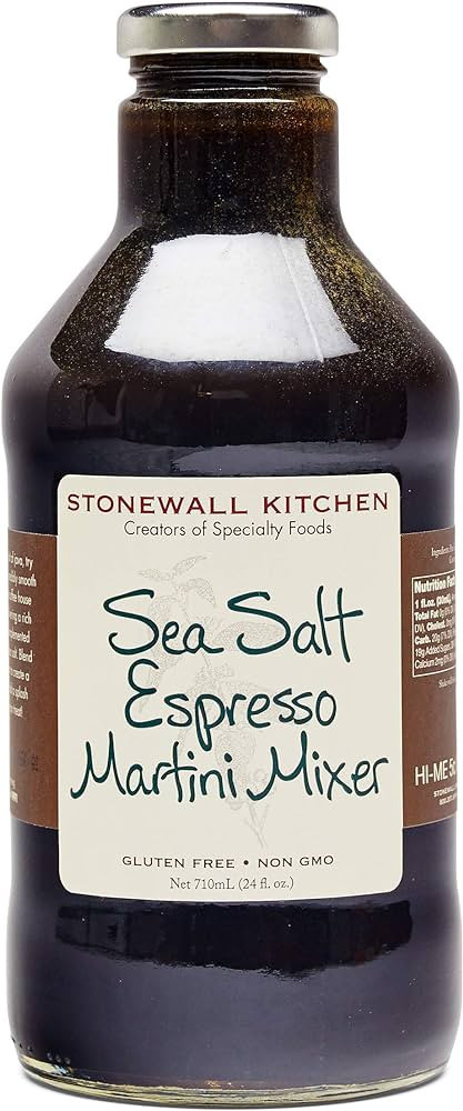 Stonewall Kitchen Sea Salt Espresso Martini Mixer, 24 oz | Amazon (US)