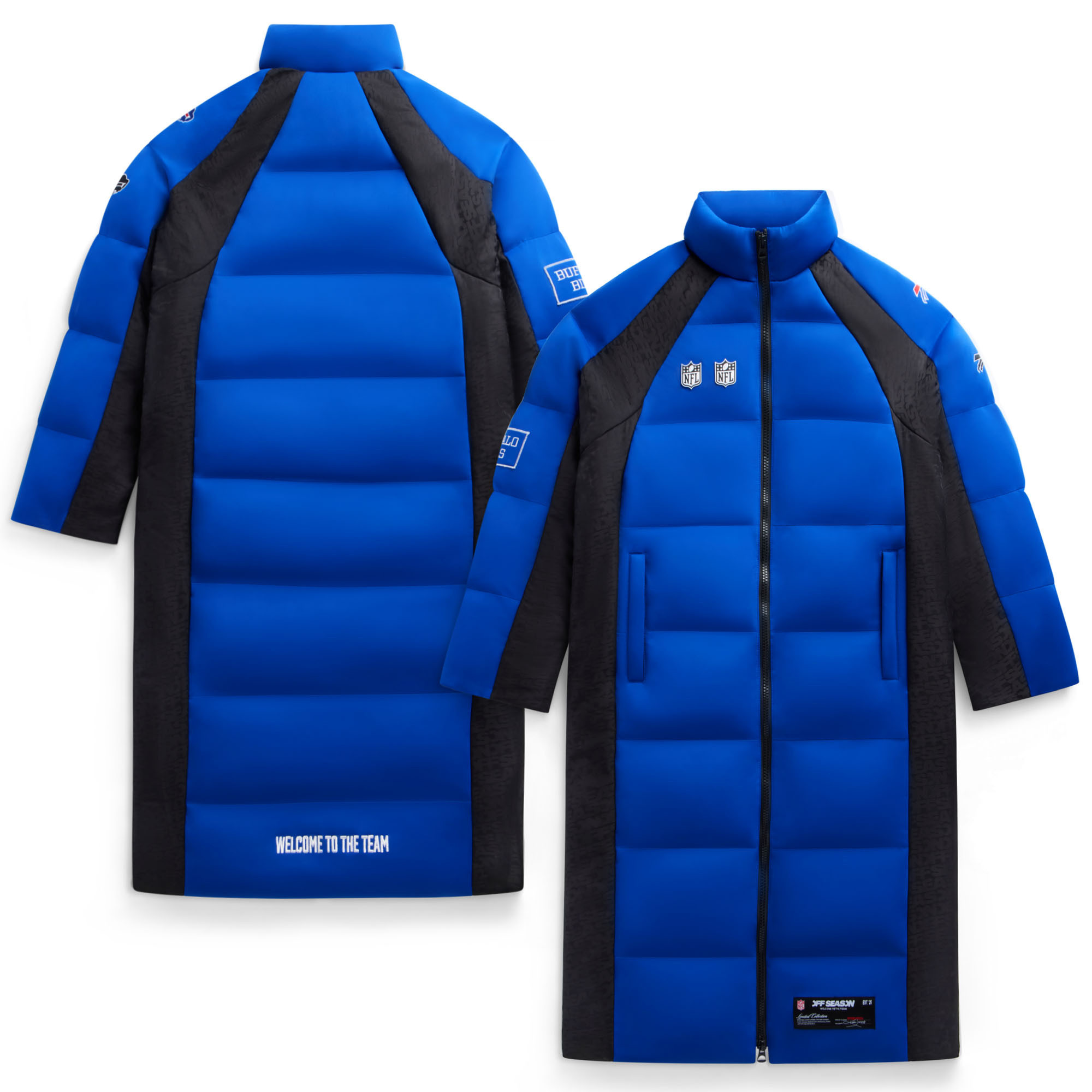 Unisex  Royal Buffalo Bills Long Team Puffer Coat | Fanatics