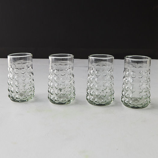 Bubble Glass Highball Tumblers, Set of 4 | Terrain