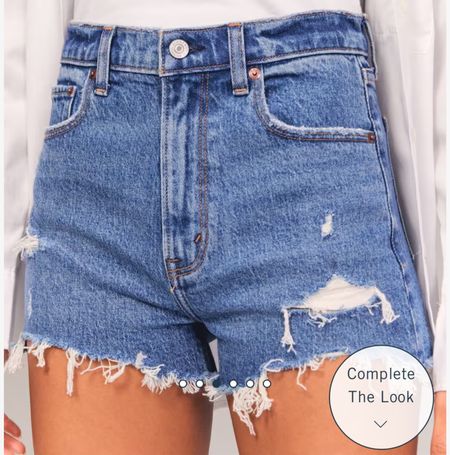 Abercrombie shorts on sale for 20% off PLUS an extra 15% off with code AFSHORTS 😍 just ordered these which I’ll link here with some more of my faves 🫶🏻
.
.
.
Abercrombie and Fitch, Abercrombie shorts, jean shorts, denim shorts, summer outfit, summer, shorts, high rise shorts, mom shorts 

#LTKsalealert #LTKunder50 #LTKunder100