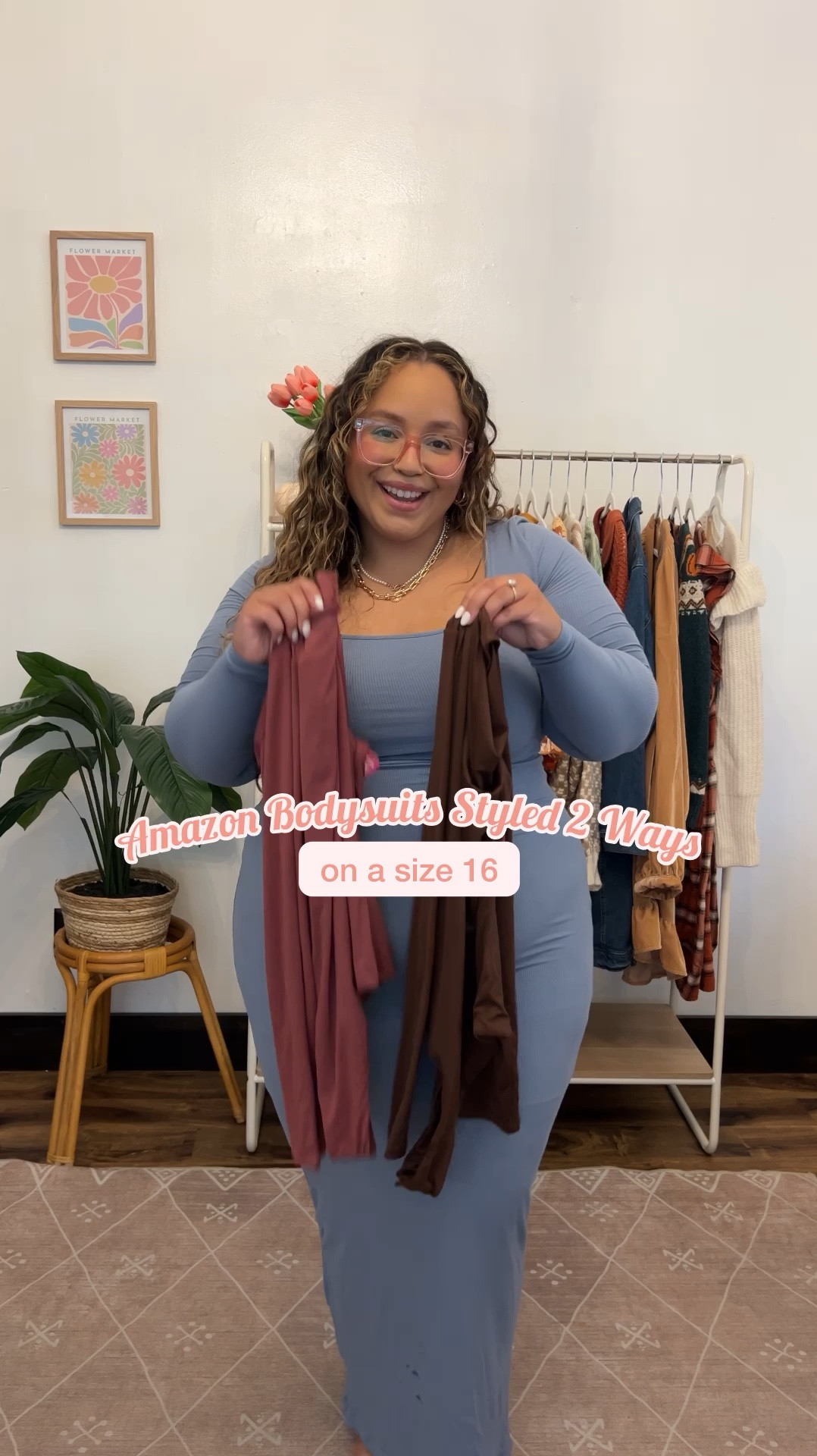 Styling bodysuits for fall! 
Look 1 
Bodysuit - XXL
Skirt - Old Abercrombie XL
Boots - Old Torrid Exrawide calf 
Look 2 
Bodysuit - XXL
Jeans- 18 short 
Shoes - 8.5W 

#LTKPlusSize #LTKVideo #LTKFindsUnder50