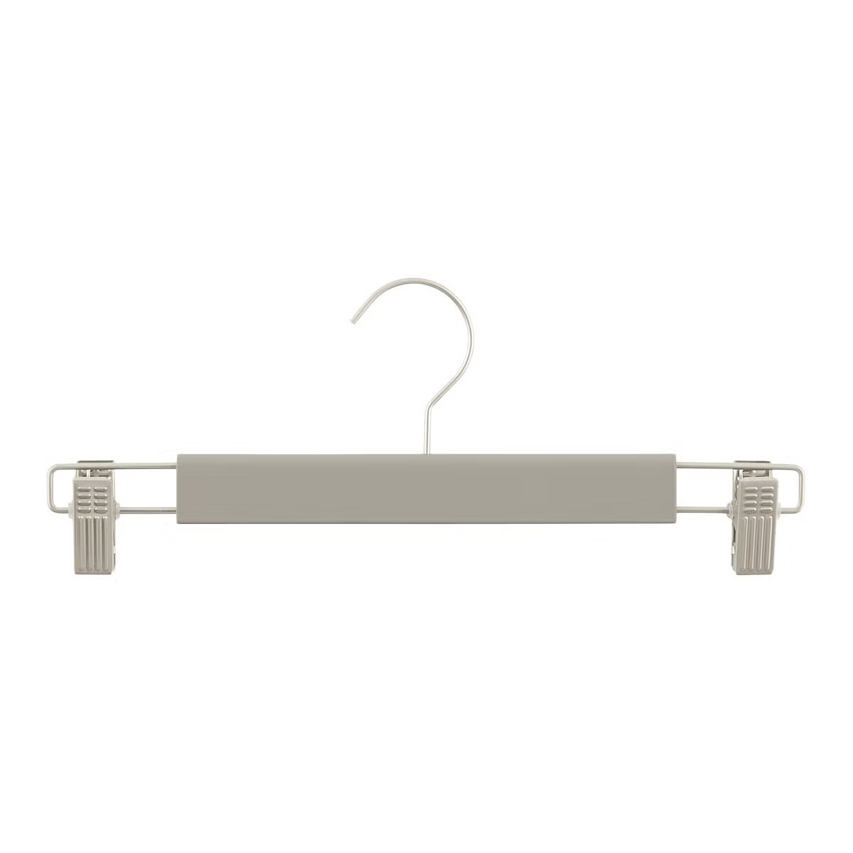 Premium Rubberized Pant/Skirt Hanger Grey Pkg/3 | The Container Store