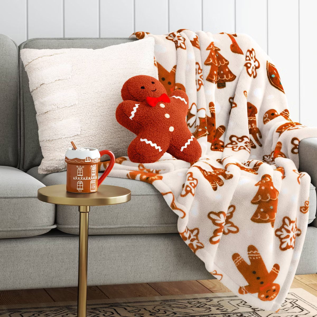 Christmas Gingerbread Man Throw Pillow - Wondershop™ | Target