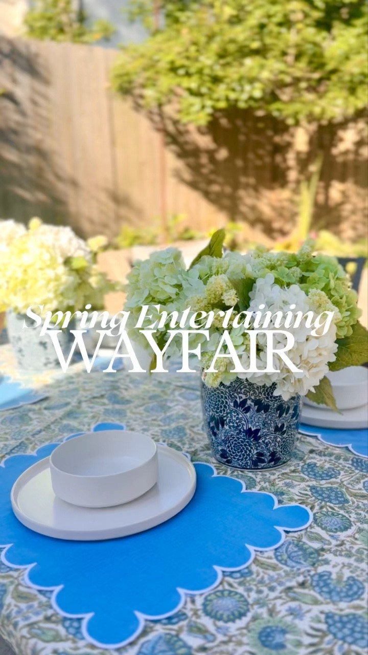 Getting ready with @Wayfair for the Spring + Summer Entertaining season! #WayfairPartner #Ad So many beautiful pieces - like this rattan drink holder and scalloped placemats you won’t want to miss! #Wayfair #Outdoor #WishYouWereHere

#LTKSeasonal #LTKHome #LTKSaleAlert