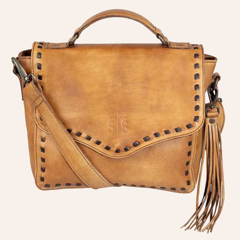 STS Ranchwear Bandera Tan Dakota Crossbody Bag | Cavender's