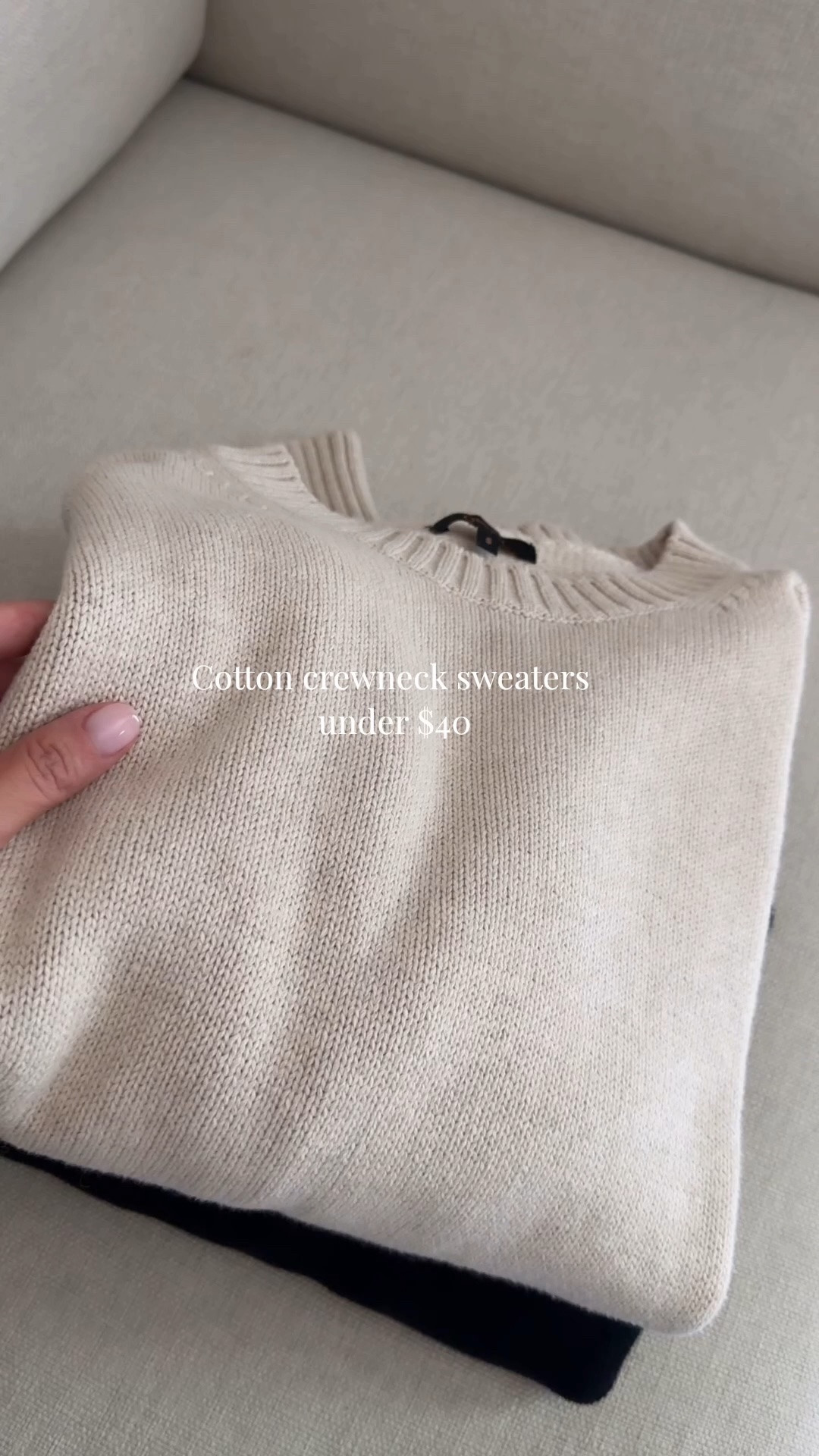 The best crewneck sweaters from @Quince . I have purchased several and these are top on my list of recommendations. They do sell out so grab while you can. I have a small in both. #quincepartner