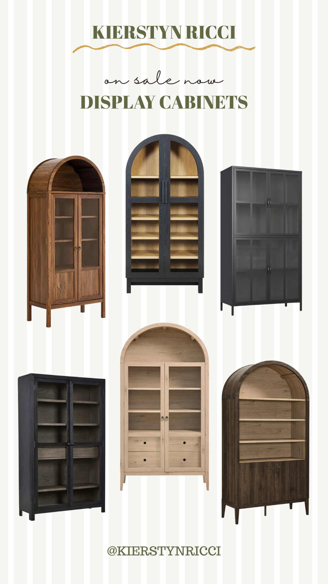 ✨ Display Cabinets On Sale ✨
The perfect mix of form + function 🤍 These display cabinets are stunning for dining rooms, living spaces, or even styled in an office. From arched designs to sleek modern silhouettes, there’s something here for every home and budget.

#DisplayCabinet #FurnitureFinds #LTKHome #LTKSaleAlert #AmazonHome #HomeOrganization #CabinetGoals #StorageSolutions #HomeFavorites #NeutralHomeStyle 

 #LTKHome #LTKSaleAlert