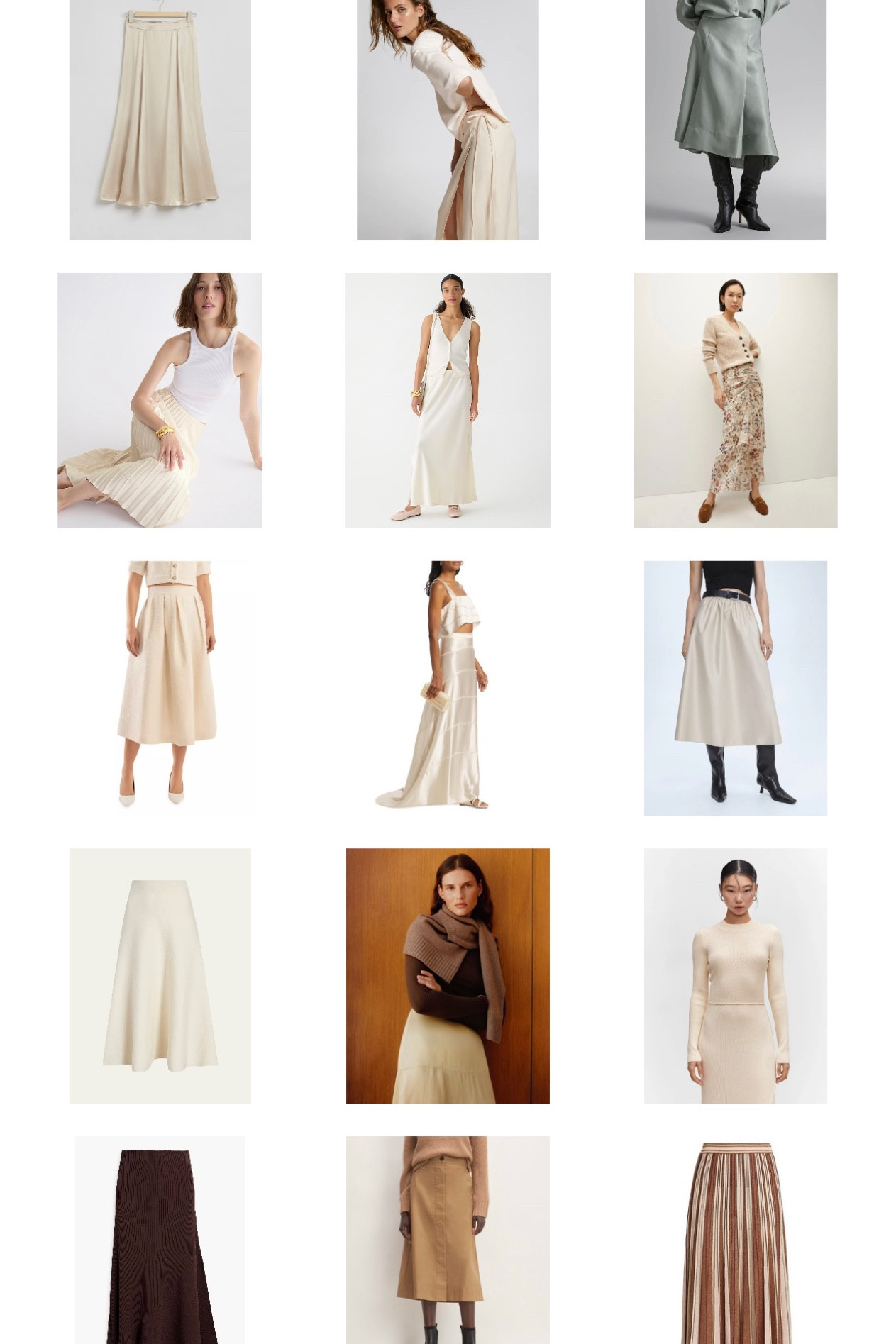 neutral fall staple skirts 🤍🤍

#LTKSeasonal #LTKstyletip