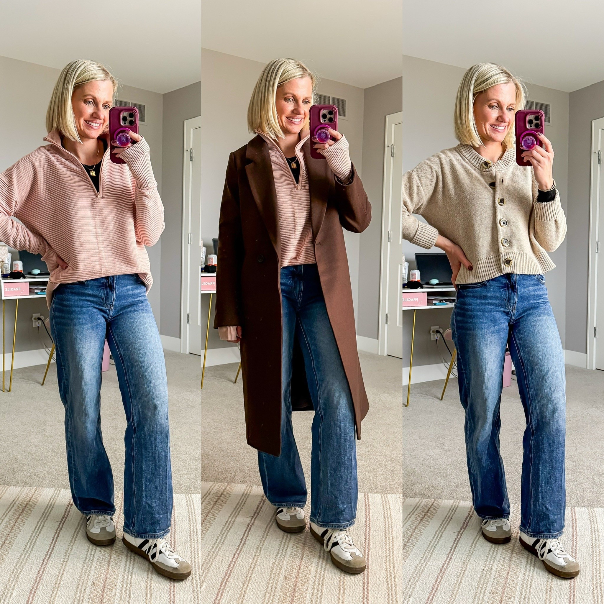 Outfits from my Winter 2026 Mom-Friendly Capsule Wardrobe! Find all sizing details and links on the blog at thriftywifehappylife.com.

#LTKmomlife #LTKSeasonal #LTKOver40