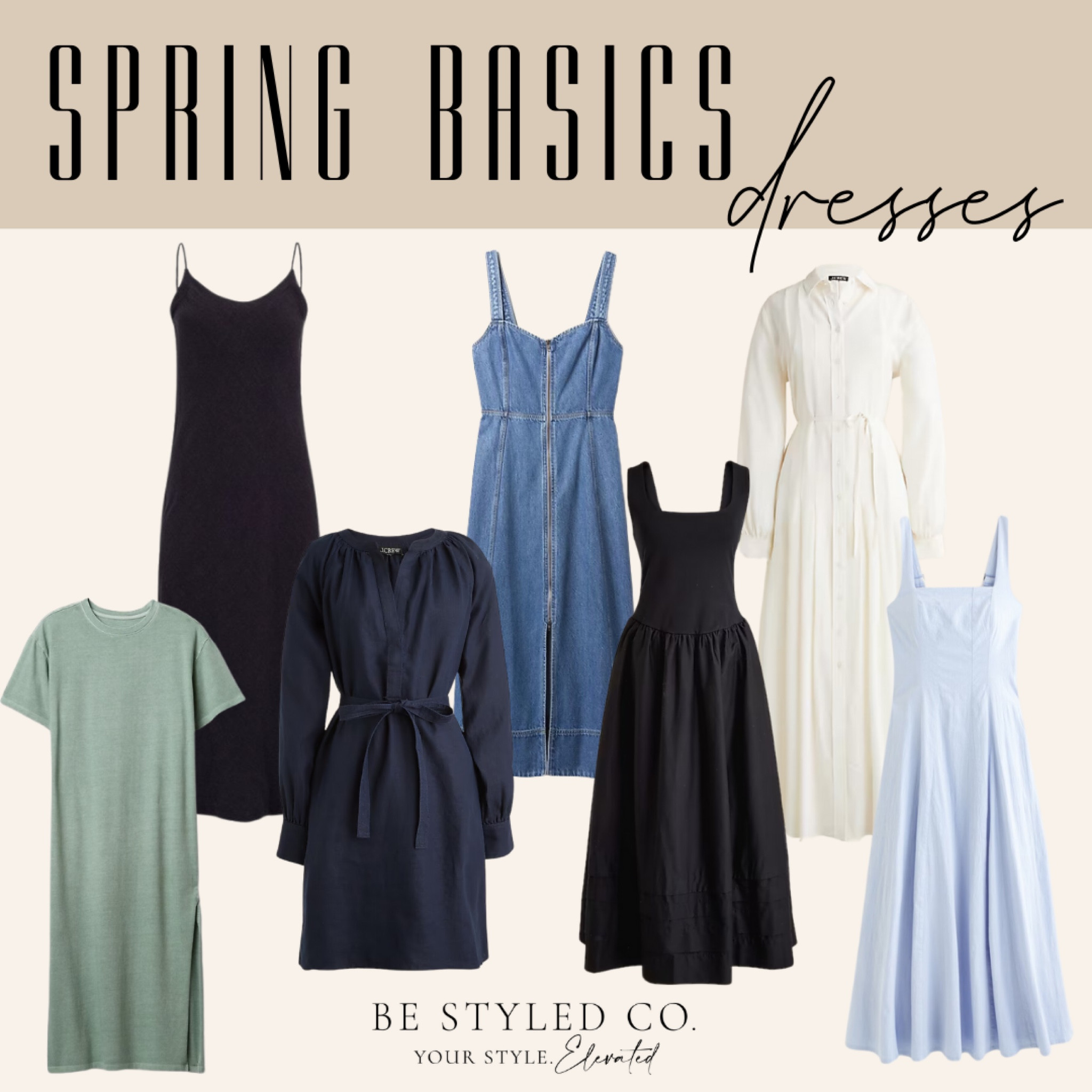 Our stylists top picks for spring dresses this season - versatile dresses that can be dressed casually or dressed up - spring dresses 

#LTKStyleTip #LTKMostLoved #LTKOver40
