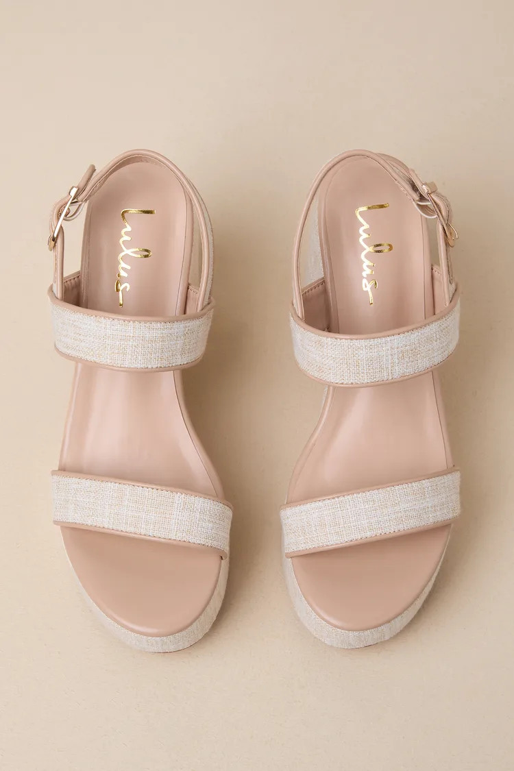 Stascia Natural Woven Platform High Heel Sandals | Lulus