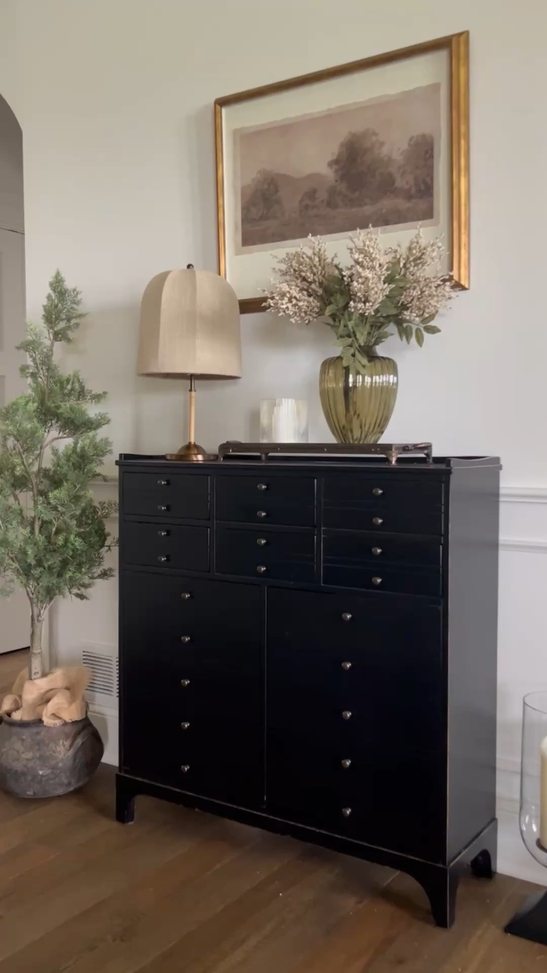 This Walmart vase and artwork are so pretty together for fall. The vase is a decent size and only $16! The candle holder and tray are also from Walmart  

#LTKSeasonal #LTKFindsUnder50 #LTKHome