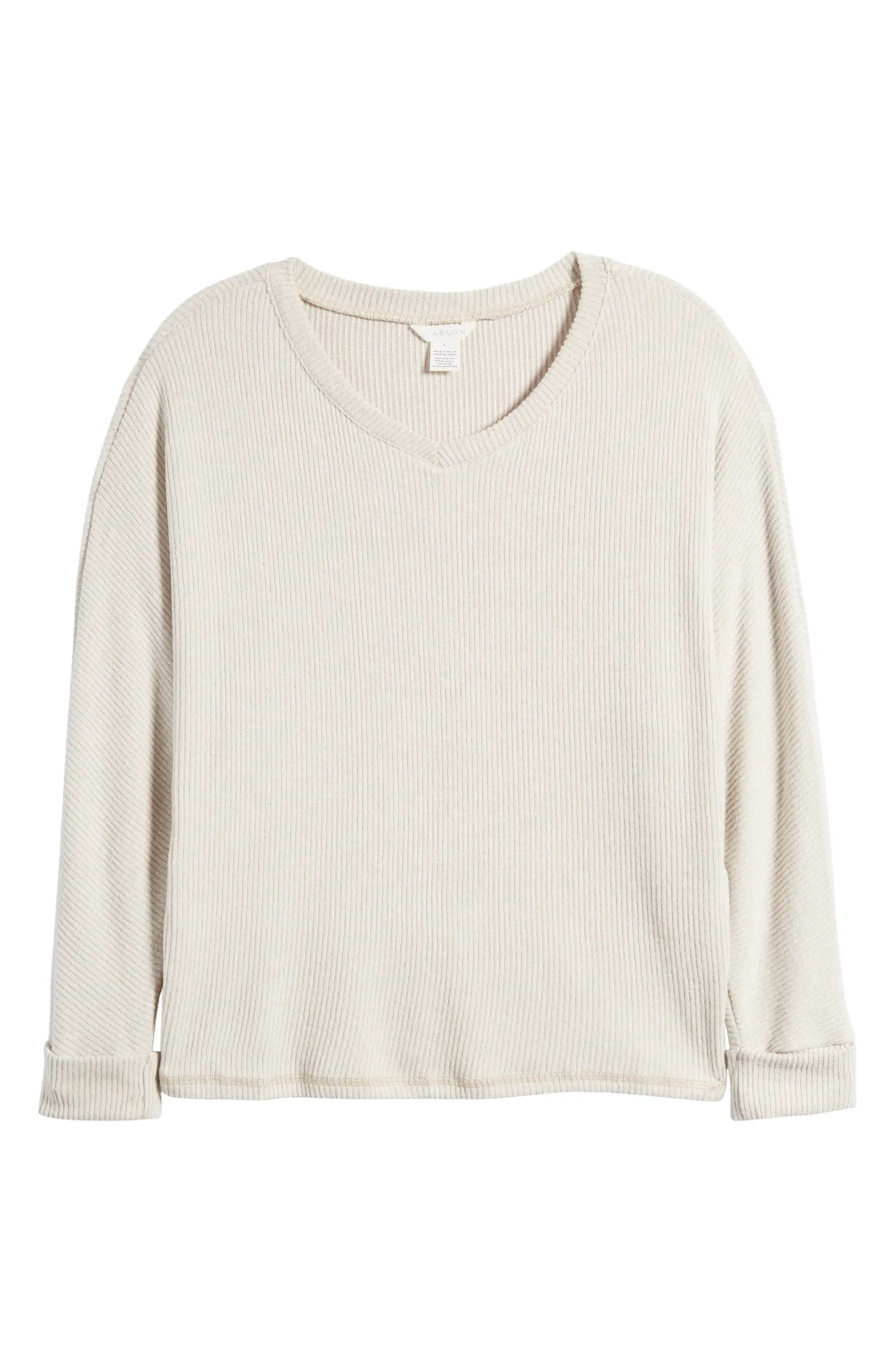 Dolman Sleeve Rib Sweater | Nordstrom
