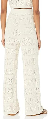 The Drop Women's Diza Pull-On Flare Leg Crochet Pant | Amazon (US)