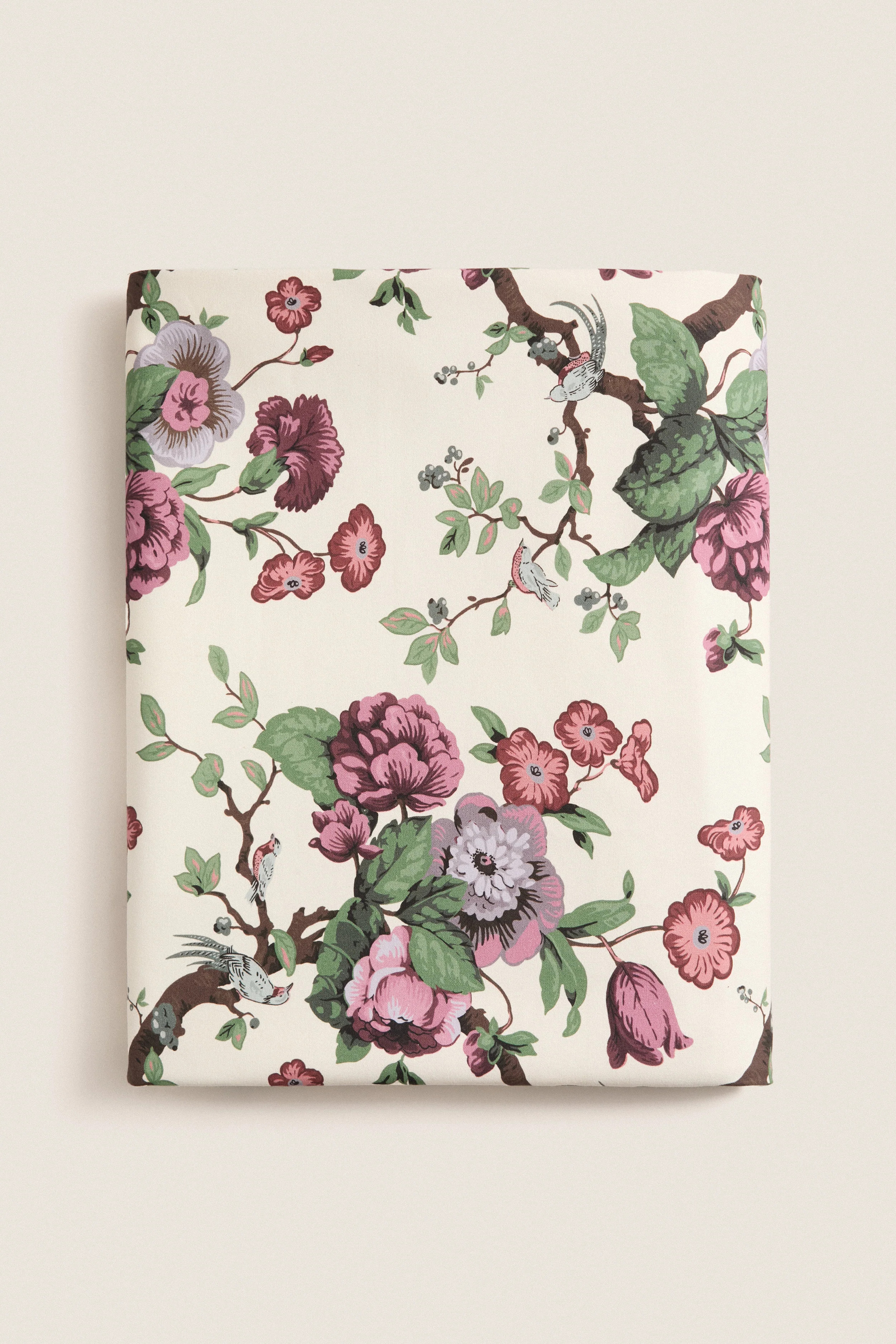 Cream Baroque Floral Tablecloth | Tuckernuck (US)