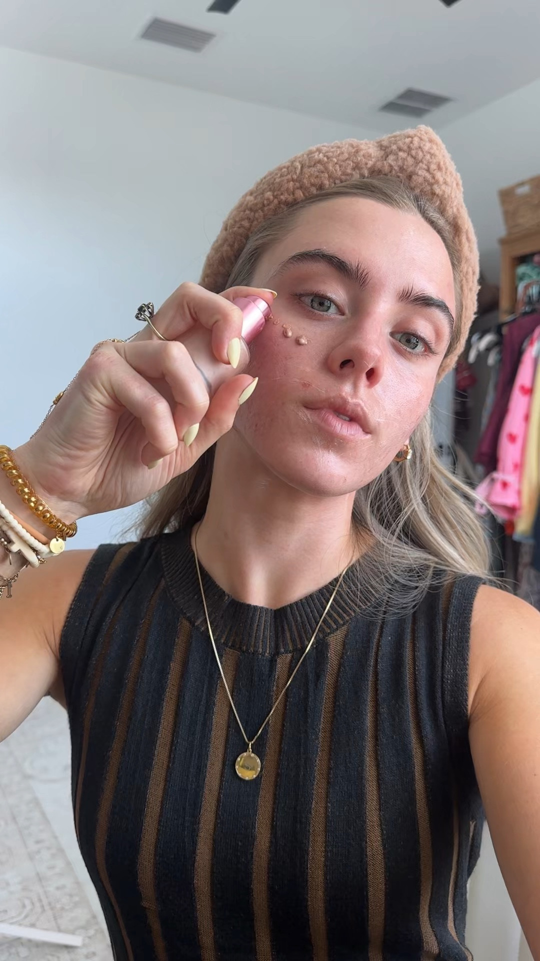 My code is SLOANE. this truly is a product like no other leave it to @DIBS Beauty      to make the most stunning makeup products youve ever seen ✨ this is their new Love Beam Perfector!!! This product can be a primer, base product, highlighter, truly so versatile 💓 I follow up with my foundation I used Haus Labs Foundation shade 190 today  

#dibsbeautystatusstick #dibsbeautytutorial #dibsbeauty #dibsbeautyreview #dibsbeautybronzer #dibslovebeam #dibsbeautylovebeam #newmakeupproduct #newmakeuprelease #lovebeamperfector #glowymakeup #liquidhighlighter #glowyprimer #luminousskin dibs beauty, dibs beauty love beam perfector, makeup primer, makeup highlight, liquid highlighter @ulta

#LTKgrwm #LTKselfcare #LTKBeauty