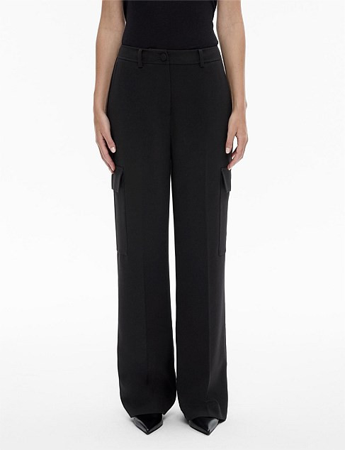 Witchery Cargo Straight Leg Trouser | David Jones | David Jones (Australia & New Zealand)