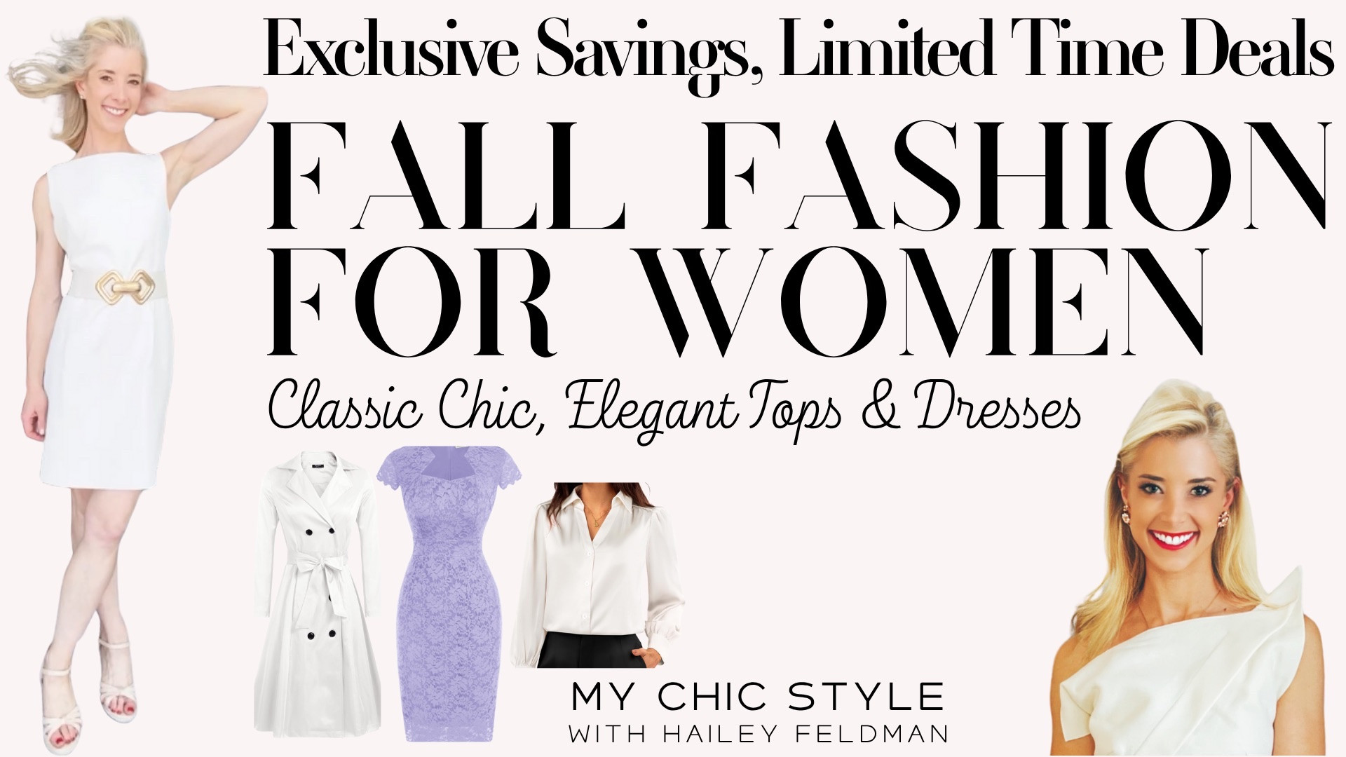 Wednesday, July 22, 2025 — 2 pm EST on YouTube and Amazon live ! My Chic Style Live w Hailey Feldman 

Chic Tops, Dresses & Accessories for Right Now! | Live Try-On + Styling Tips

Major deals limited time exclusive for live viewers !  

#LTKSaleAlert #LTKStyleTip #LTKSeasonal