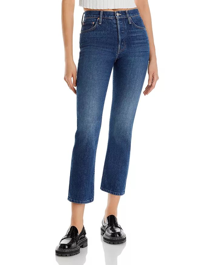 The Tomcat High Rise Ankle Straight Leg Jeans in Cannonball | Bloomingdale's (US)