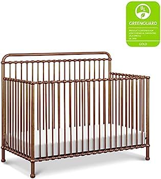 Million Dollar Baby Classic Winston 4-in-1 Convertible Metal Crib in Vintage Gold, Greenguard Gol... | Amazon (US)