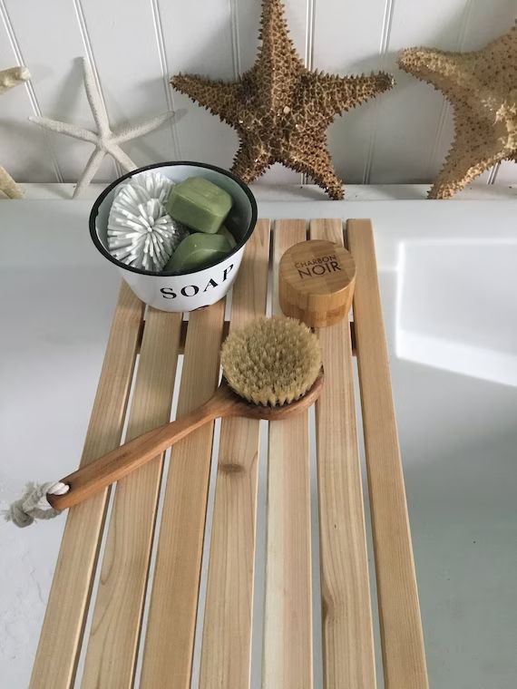 Cedar Slats Bath Tray  Minimalist Bath Tub Tray | Etsy | Etsy (AU)